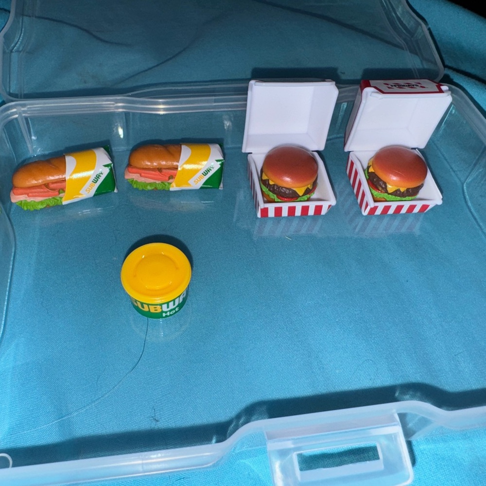 Miniature Fast Food Toy Set